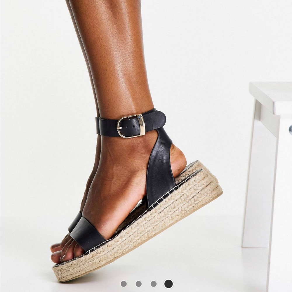 South beach spadrille wedge sandals - Picture 3 of 8